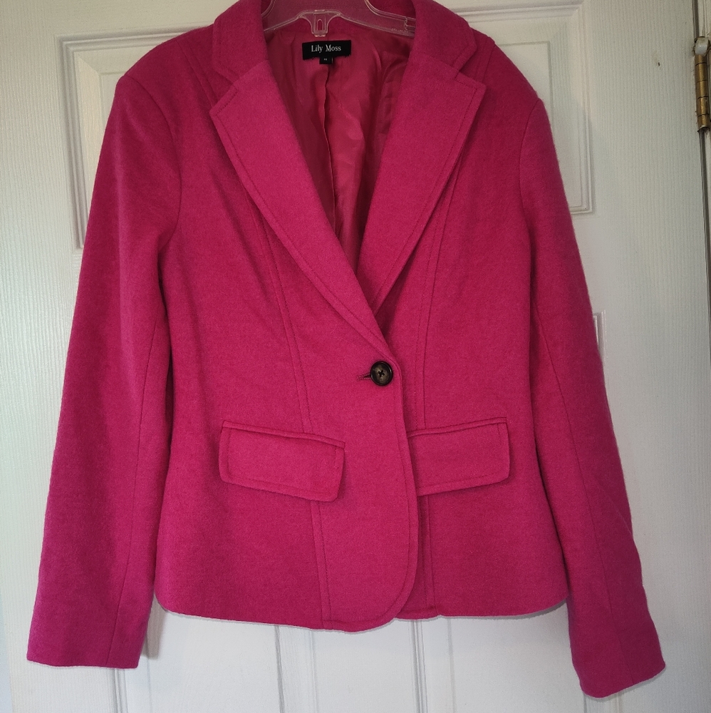 Lily Moss wool blazer/coat